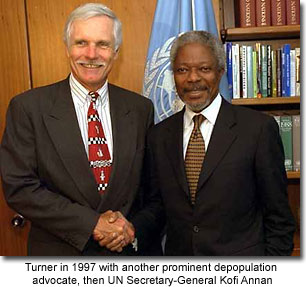 Ted Turner and Kofi Annan
      306 x 287 Pixell